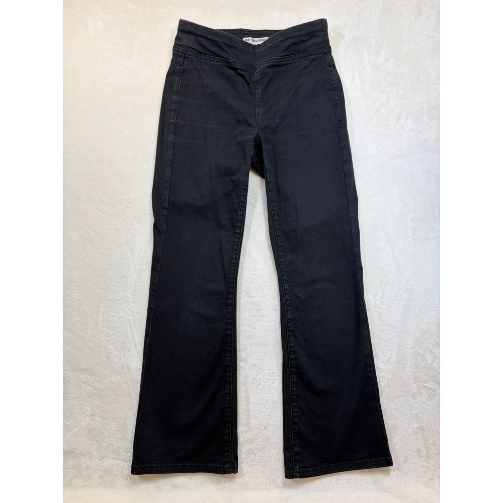 We The Free Black Pull On High Rise Flare Pants Women XS Excellent